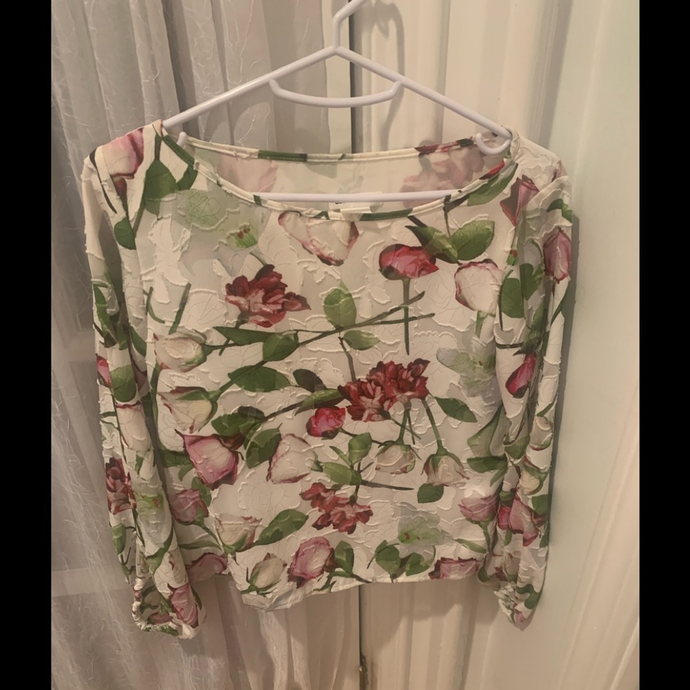 Club Monaco Floral Top
